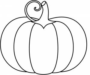 Раскраска тыква