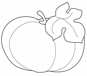 Раскраска Красивая тыква