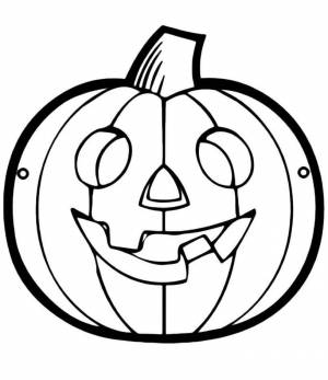 Раскраски тыквы на Хэллоуин