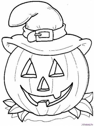 Раскраска хэллоуин