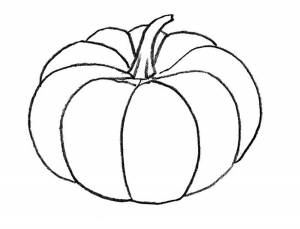 Раскраска тыква