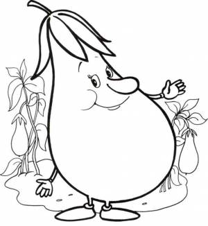 Раскраски Овощи