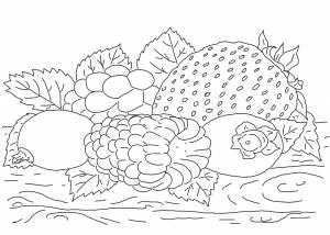 Раскраска Ягоды