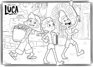 Раскраски Лука из мультика