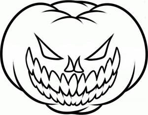 Раскраска тыква