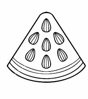 Раскраски Арбуз