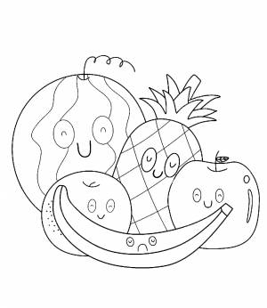 Раскраски Арбуз