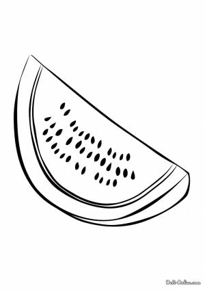 Раскраска Арбуз
