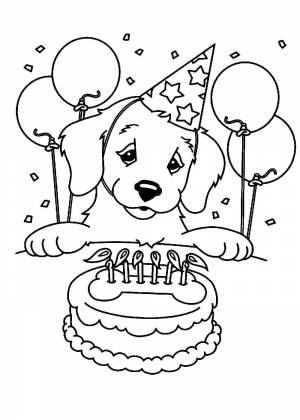 Раскраски на День Рождение