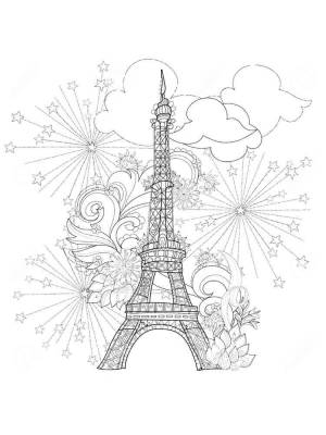 Раскраски Салют