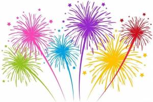 Салют рисунок для детей