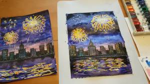 Мастер класс «Салют Победы»