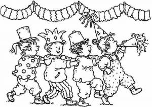 Раскраски Карнавал