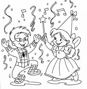 Раскраски Карнавал