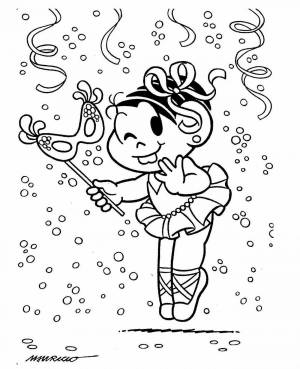 Раскраски Для девочек валя карнавал