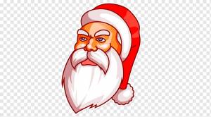 Дед Мороз Печаль Рождество, Дед Мороз, лицо, праздники, фотография png