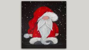 как нарисовать Деда Мороза