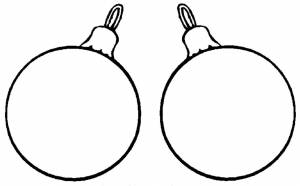 Раскраски Ёлочные Игрушки