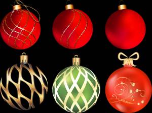 Рисунки игрушки новогодние