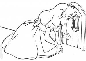 Pаскраска Алиса в стране чудес 127967