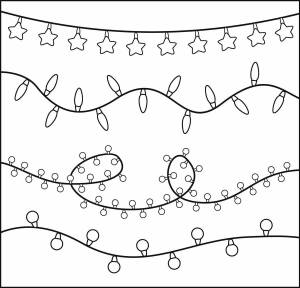 Раскраски Гирлянда для детей