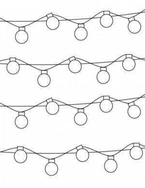Раскраски Гирлянда
