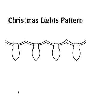 Раскраски Раскраска Гирлянда 