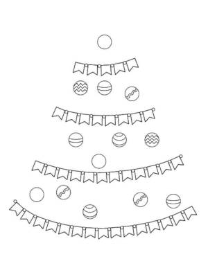 Раскраски Гирлянда