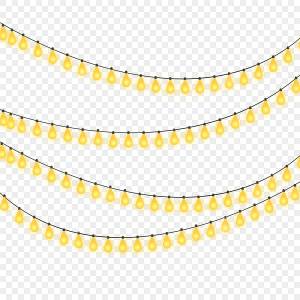 рождественские огни гирлянды PNG , гирлянда, декоративный, канун PNG картинки и пнг рисунок для й загрузки