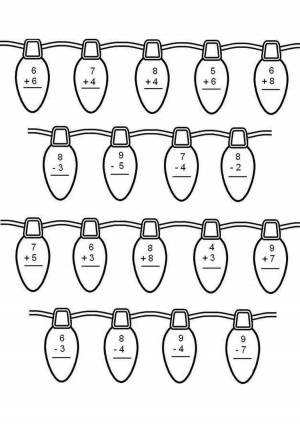Раскраски Гирлянда для детей