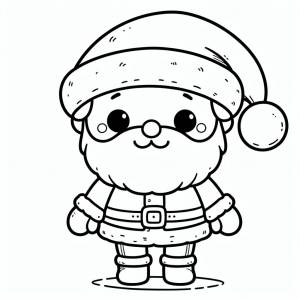 Рождественский рисунок цветной