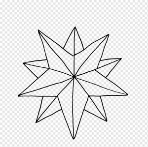 Книжка-раскраска Рождественская Звезда Вифлеема Ребенок, рождество, угол, ребенок, лист png