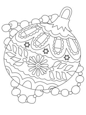 Распечатать раскраски Рождество для самых маленьких