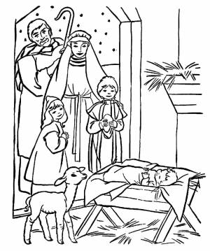 Раскраска «Рождество»