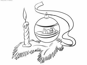 Раскраска Рождество