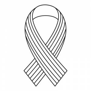 Раскраска георгиевская лента