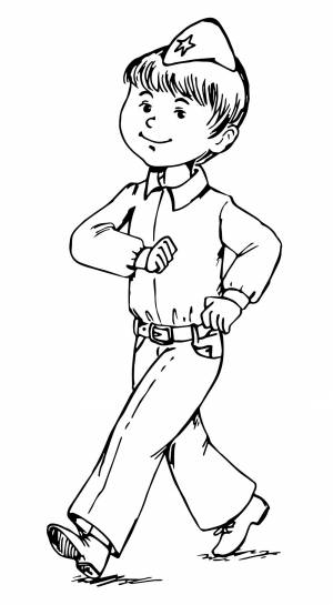 Мальчик на 23 февраля