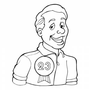 Раскраска 23 февраля лучшему папе