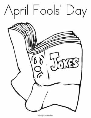 Раскраски Раскраска День дурака Календарь на праздники
