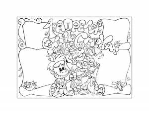 Раскраски к 1 апреля для детей