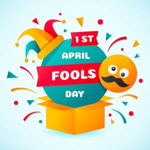 Плоский дизайн день дурака