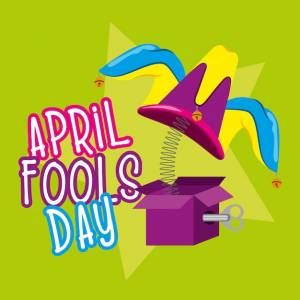 Открытка на день дурака