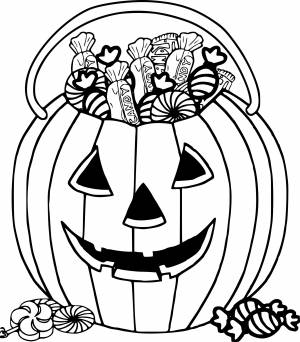 Раскраски на хэллоуин