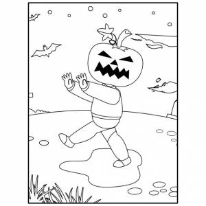 Раскраски хэллоуин для детей