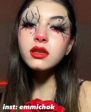 Хеллоуинский макияж паука! Halloween spider makeup!