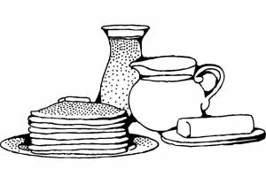 Раскраски на Масленицу