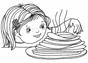 Раскраски на Масленицу