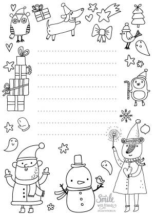 Новогодние открытки для распечатки