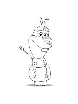 Раскраски Олаф