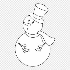 Снеговик Рисунок Книжка-раскраска Олаф, снеговик, разное, угол, белый png